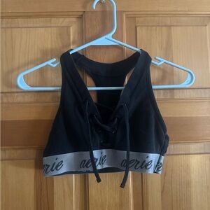 Aerie Lace-Up Sports Bra